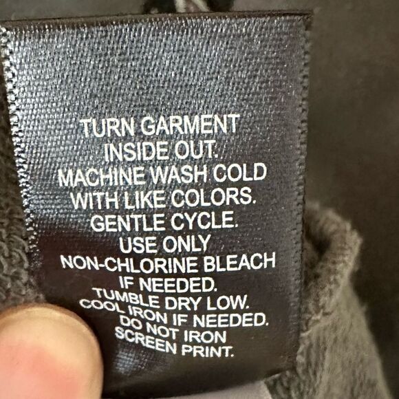 Torrid Vinyl Icons Def Leppard Dark Grey French Terry Crop Hoodie Size 2X - Picture 6 of 7